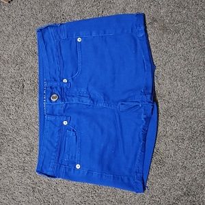 Blue shorts
